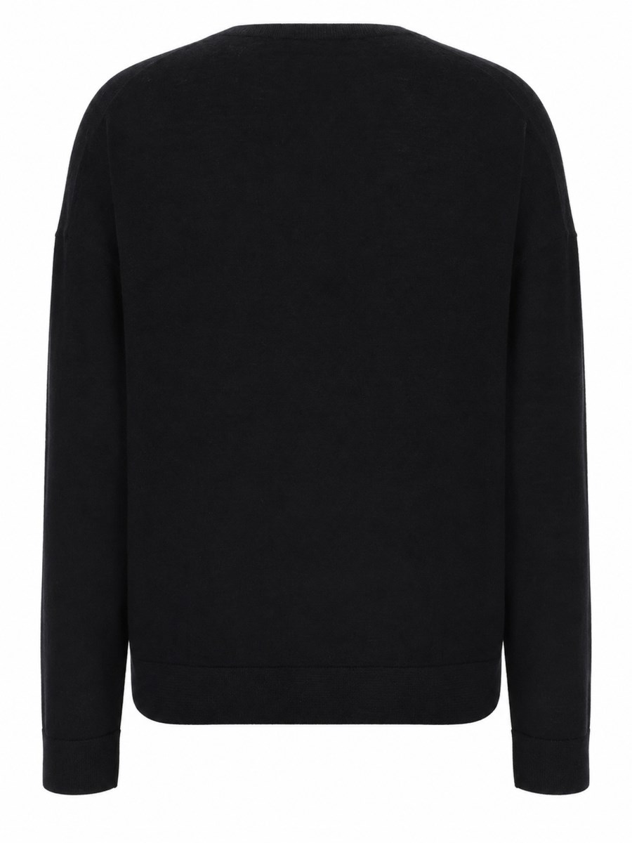 MAGLIA IN CASHMERE CON SCOLLO A V