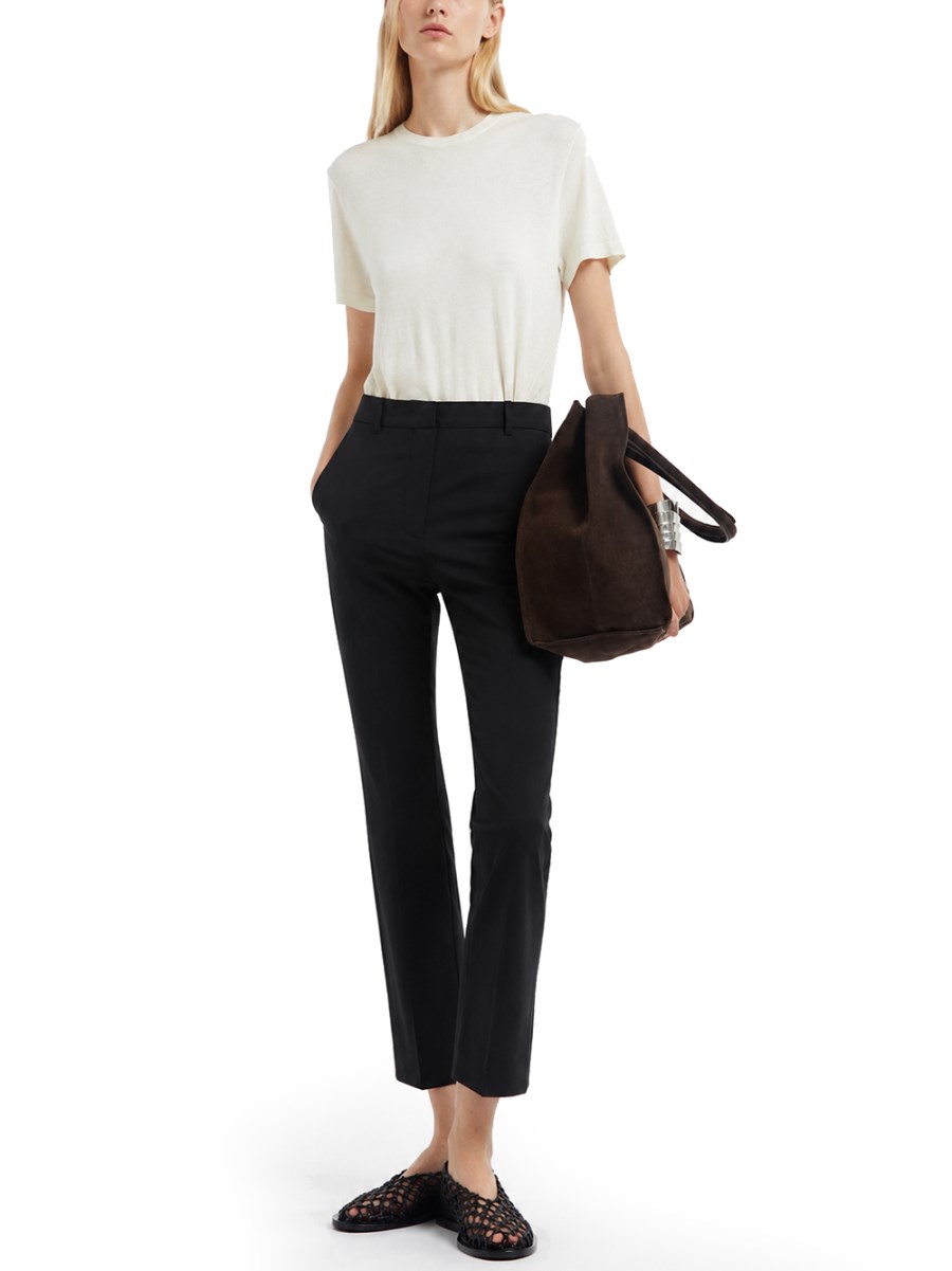 PANTALONE A SIGARETTA CROPPED
