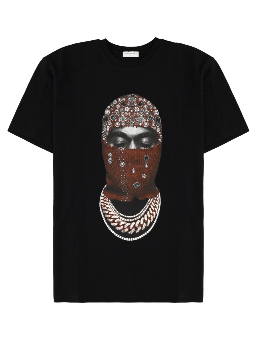 T-shirt con Stampa Mask Jewelry