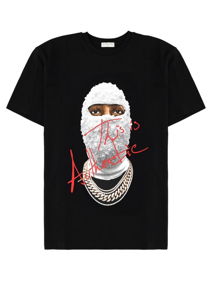 T-shirt con Stampa Authentic