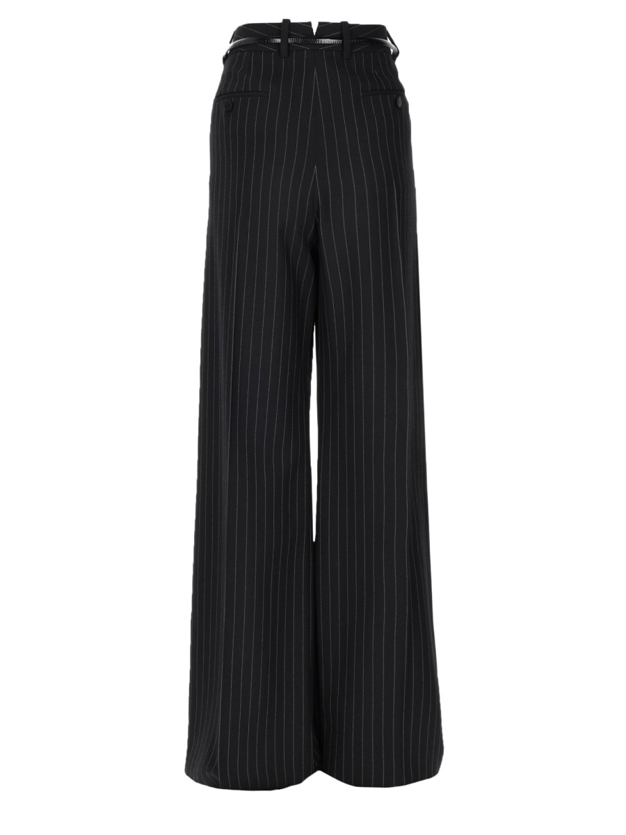 Pantalone Ampio Svasato a Grana Fine