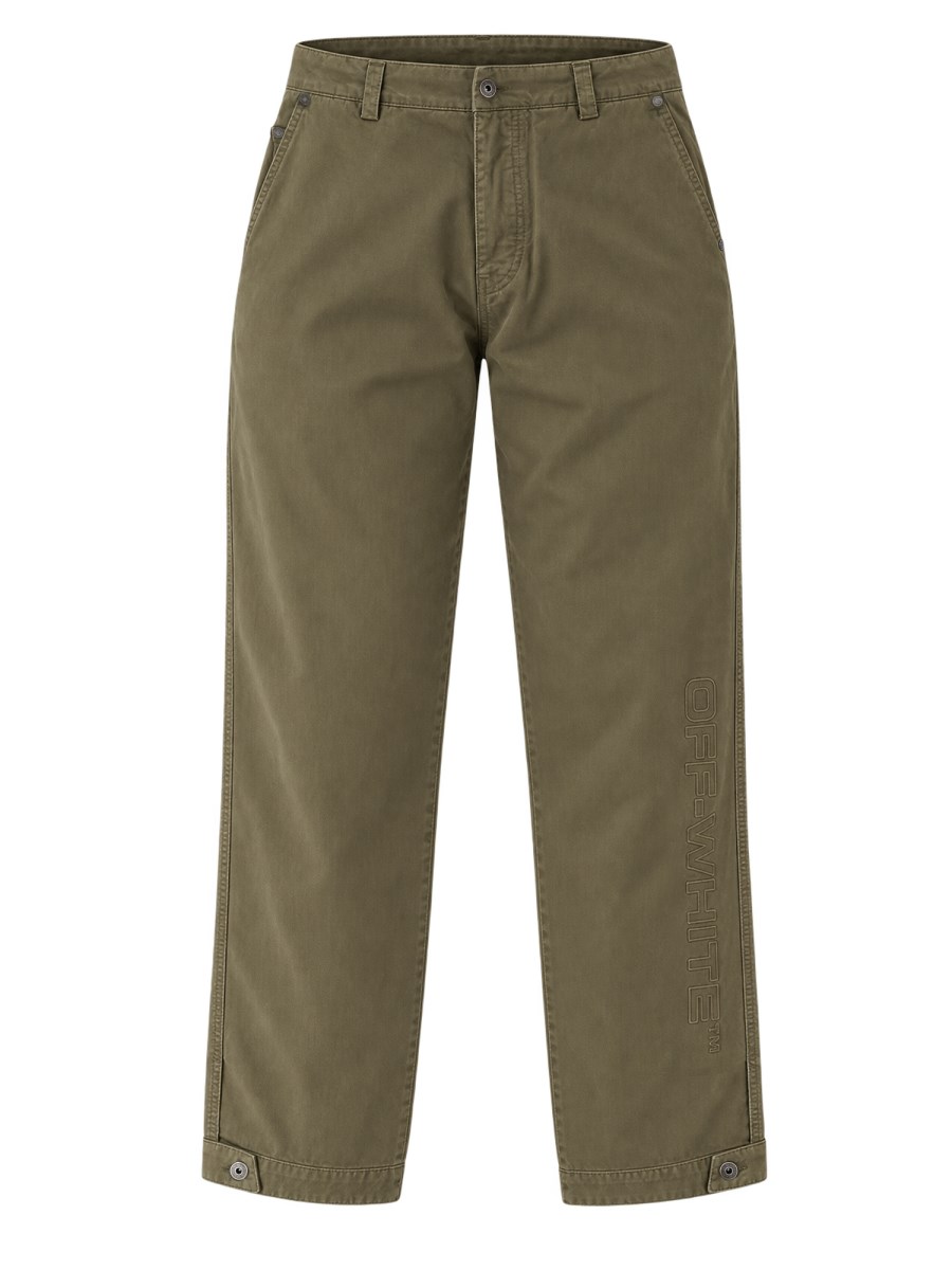 Pantalone Con Logo Ricamato