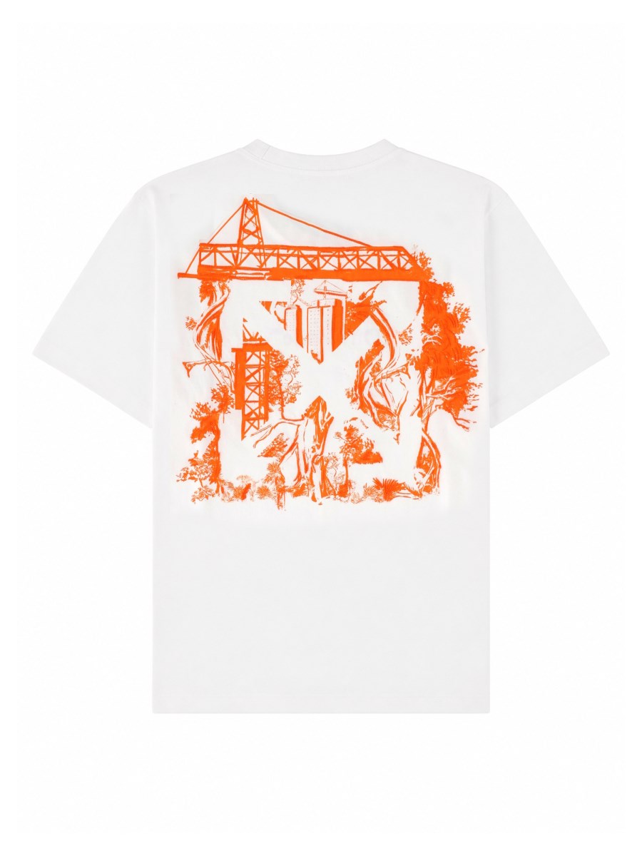 T-Shirt Con Logo E Stampa