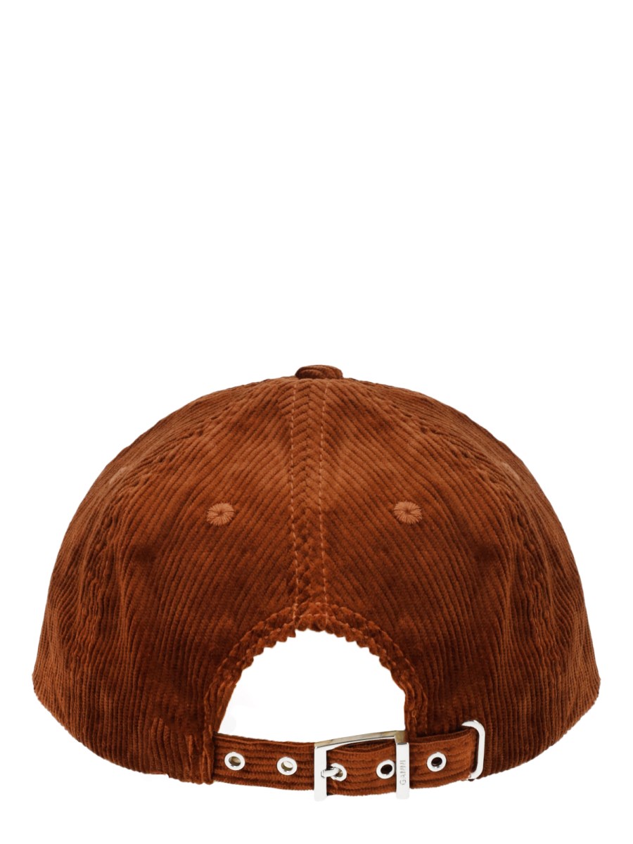 Cappello da Baseball in Velluto a Coste